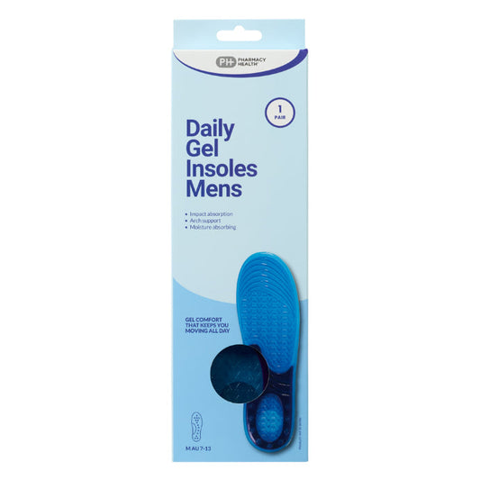 Pharmacy Health Daily Gel Insoles Mens 1 Pr