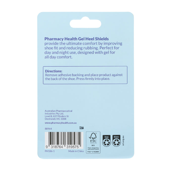 Pharmacy Health Gel Heel Shields 2 Pr