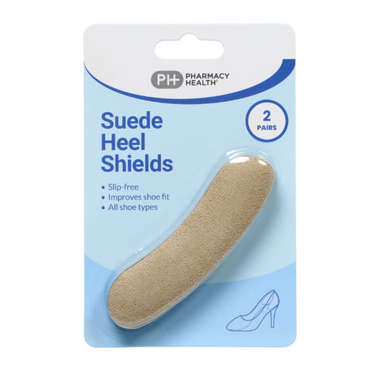 Pharmacy Health Suede Heel Shields 2 Pr