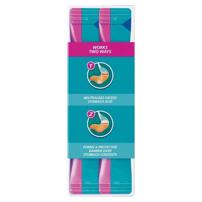 Gaviscon Dual Action Liquid Peppermint Sachet 10ml X 24