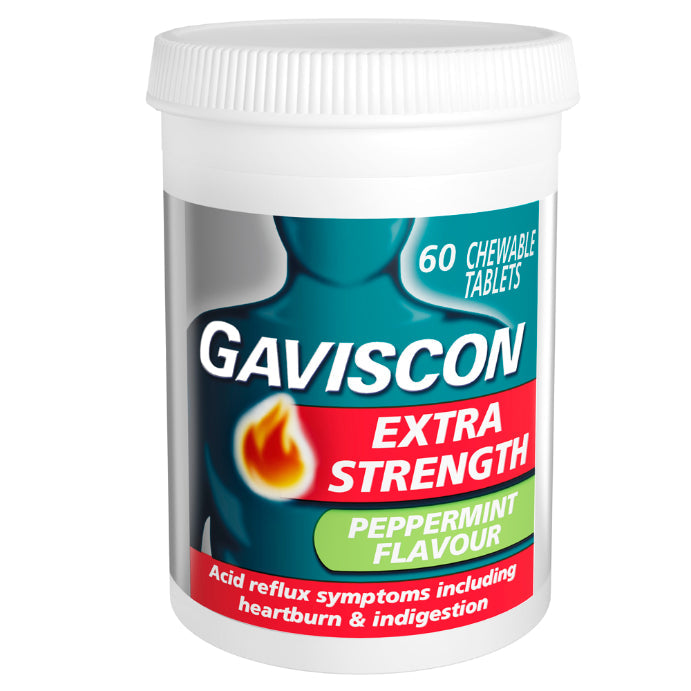 Gaviscon Extra Strength 500mg Chewable T 60