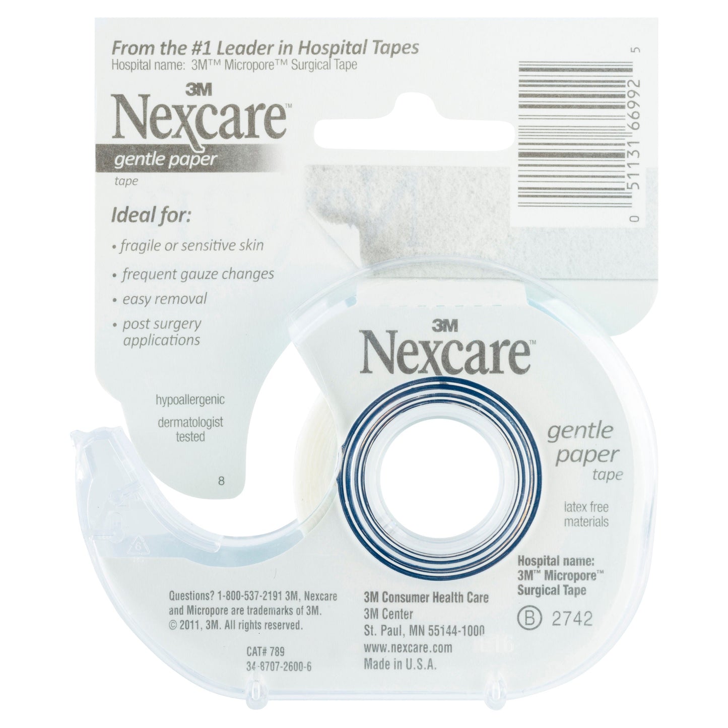 Nexcare GENTLE PAPER TAPE 25MM X9.14M