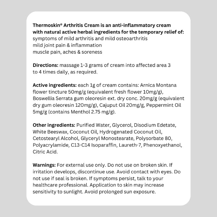 Thermoskin Arthritis Cream Joint Mobility 100g