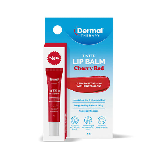 Dermal Therapy Tined Lip Balm Cherry Red 8g