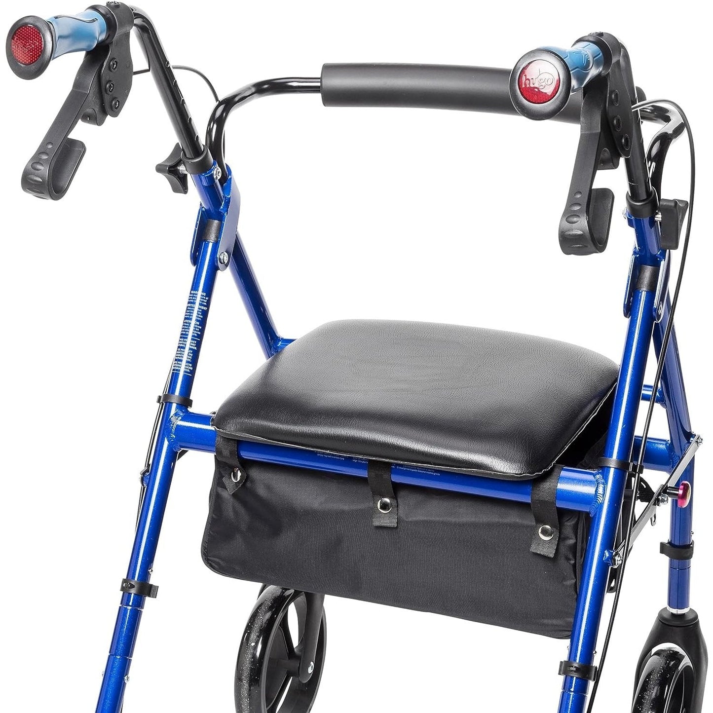Hugo Fit 6 Rollator With Seat Blue