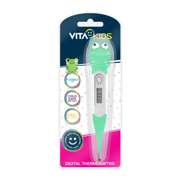 Medinox Vitakids Digital Flexi-tip Thermometer Green Frog 1 Each
