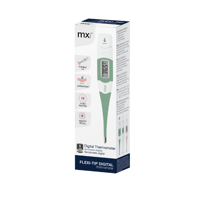 Medinox Thermometer Digital Flexi-tip Sage 1 Each