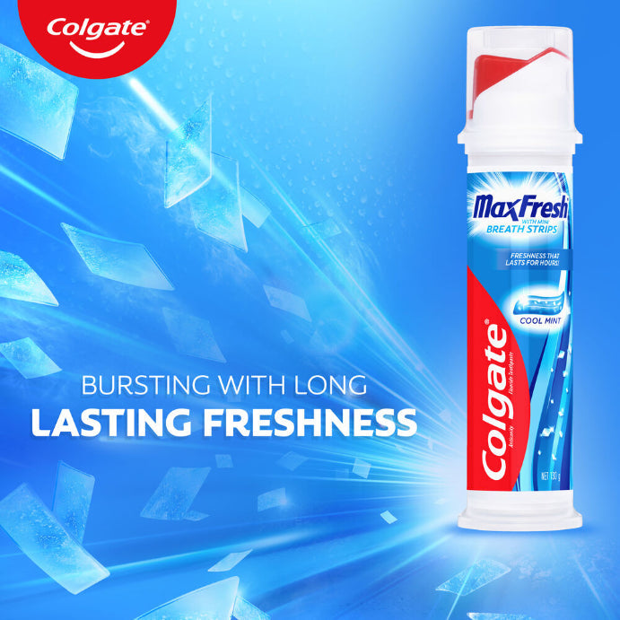 Colgate Tooth Paste Max Fresh Cool Mint Pump 130