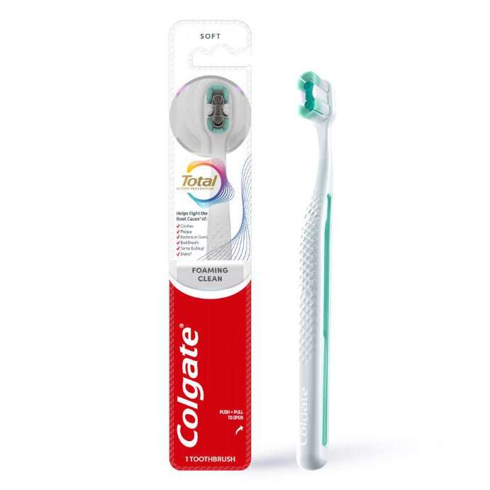 Colgate Tooth Brush Total Foaming Clean Soft 1pk