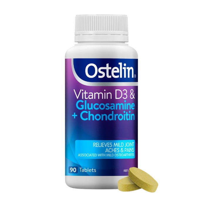 Ostelin Vitamin D3 + Glucosamine + Chondroitin 90 Tablets