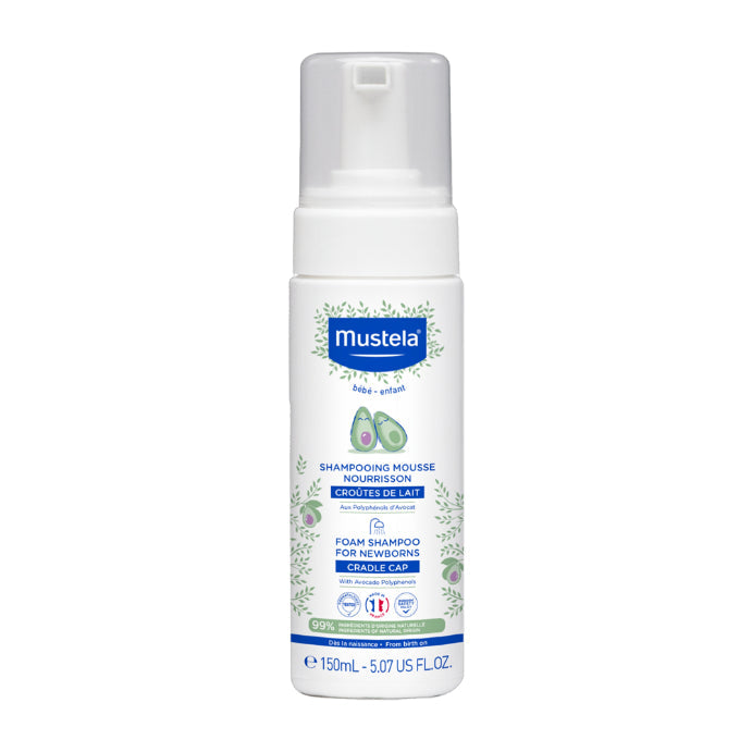 Mustela Newborn Foam Shampoo for Cradle Cap Prevention 150ml
