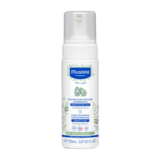 Mustela Newborn Foam Shampoo for Cradle Cap Prevention 150ml