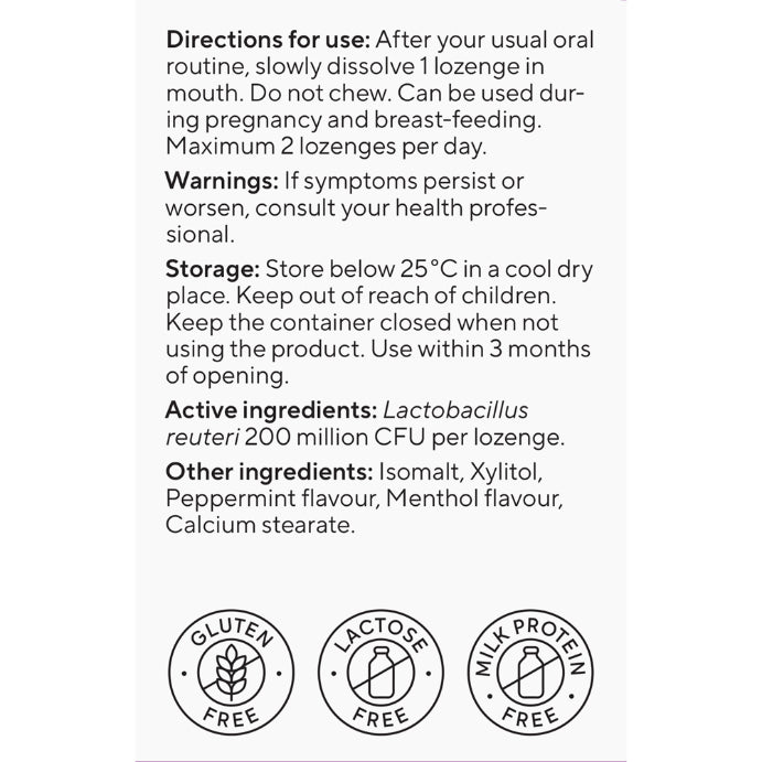 Biogaia Prodentis Lozenges Mint 30 Pk