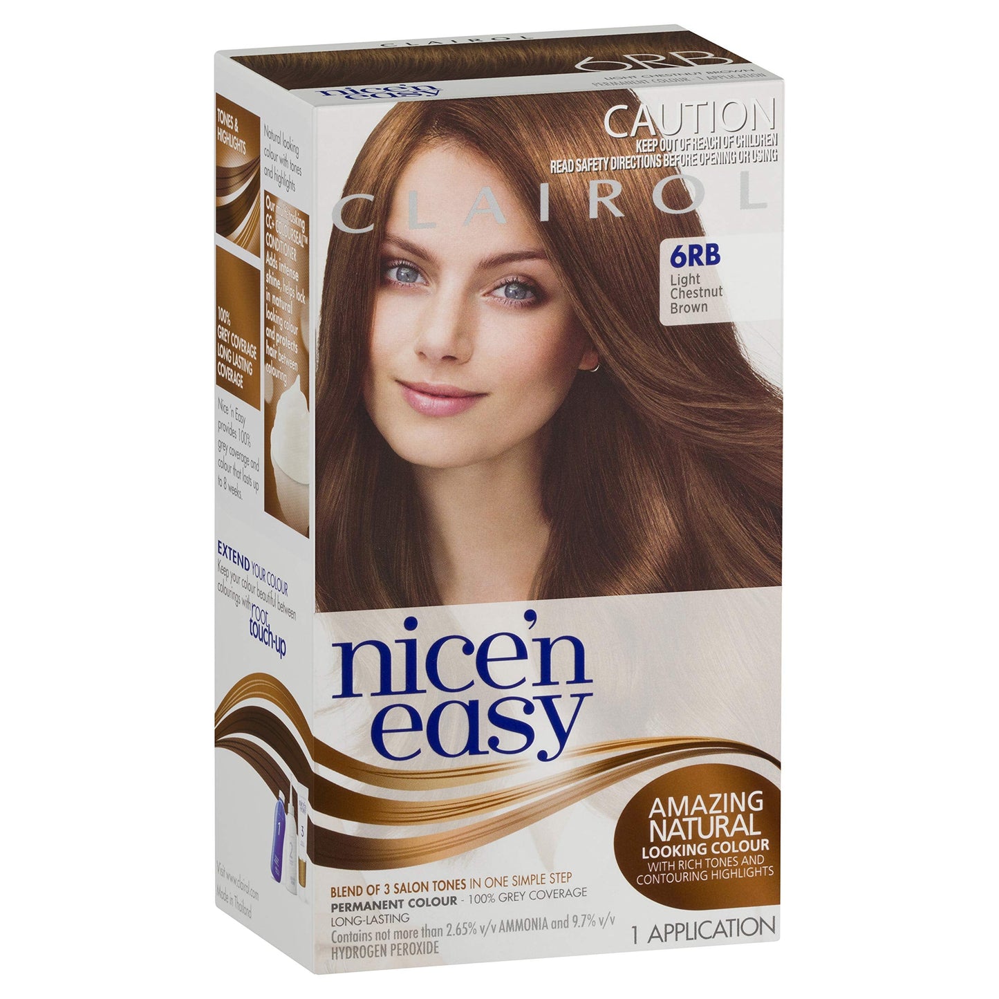 Clairol Nice n Easy 6RB Light Chestnut Brown