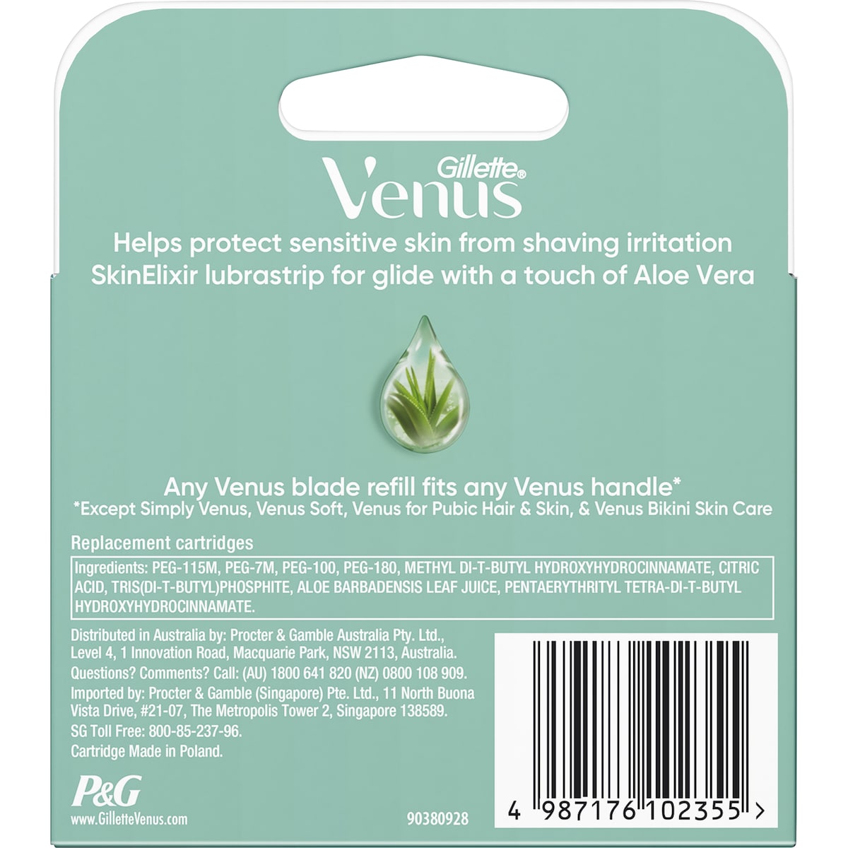 Gillette Venus Deluxe Smooth Sensitive Refills 8 Pack