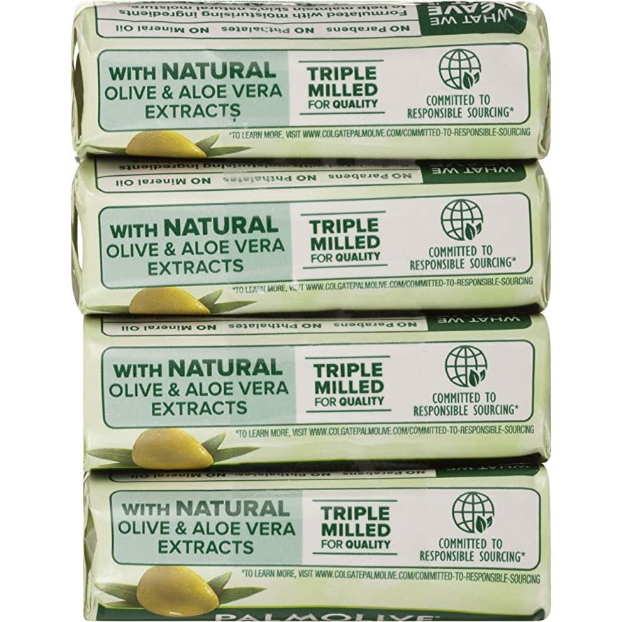 Palmolive Naturals Moisture Care Aloe & Olive Extracts Bar Soap 4 x 90g