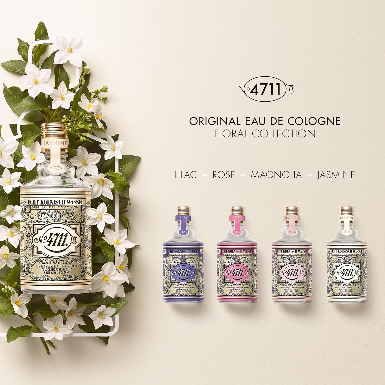 4711 Original Eau De Cologne Floral Jasmine Natural Spray 100ml