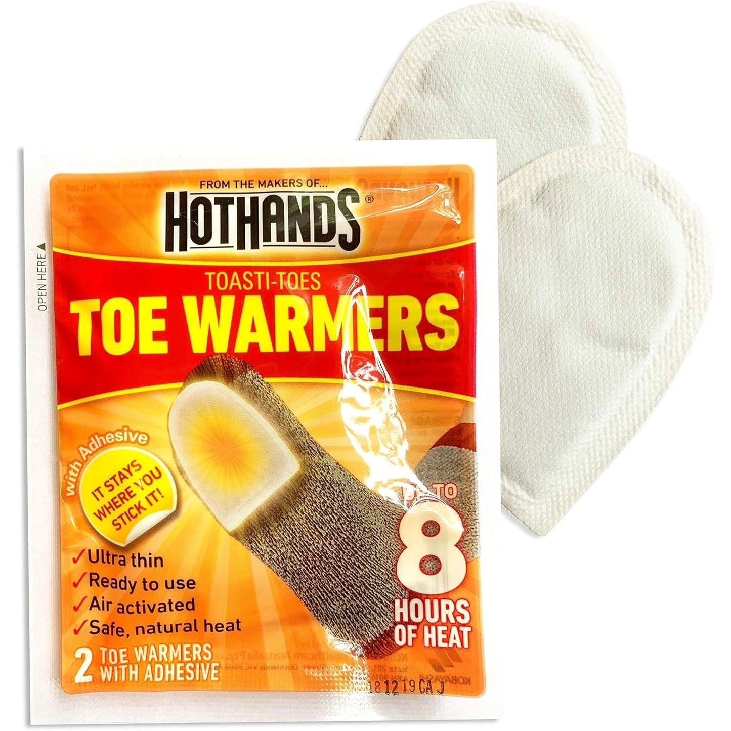 Hot Hands Toe Warmers 5 Pairs