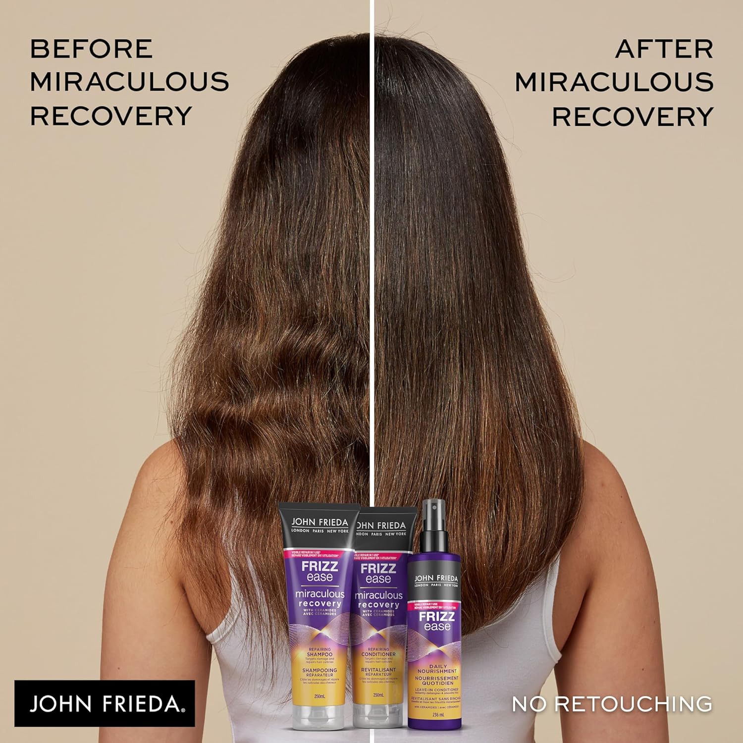 John Frieda Frizz Ease Miraculous Recovery Shampoo 250ml