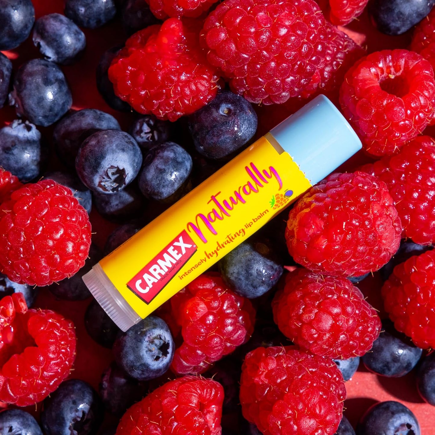 Carmex Naturally Intensely Hydrating Lip Balm Berry 4.2g