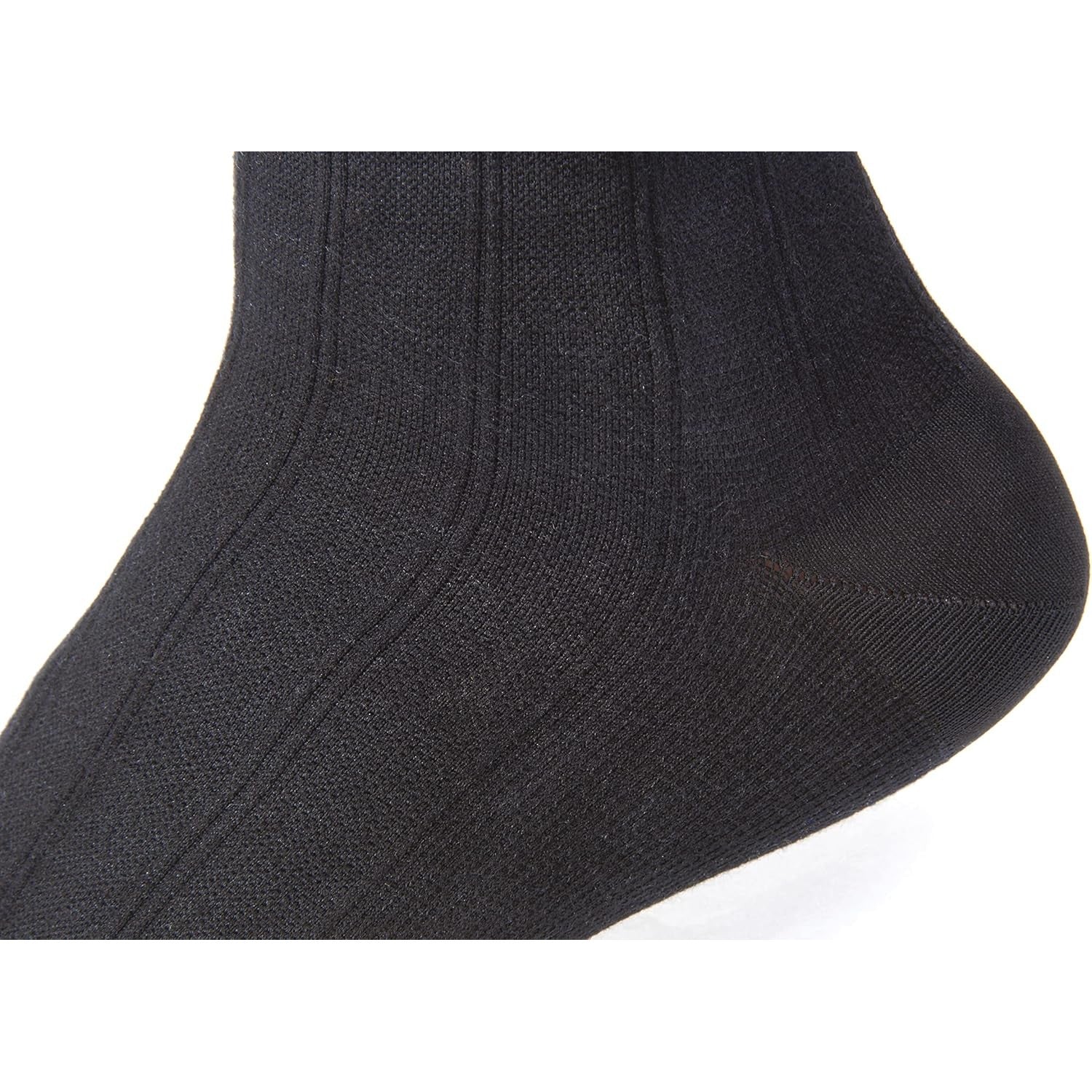 Jobst for Men Casual Cl1 15-20 Phlebology Knee High Ct Sock 15-20 Black X-large 1 Pair