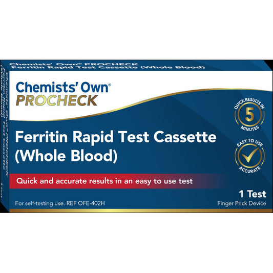 Chemists' Own Procheck Ferritin Rapid Test 1 Pack