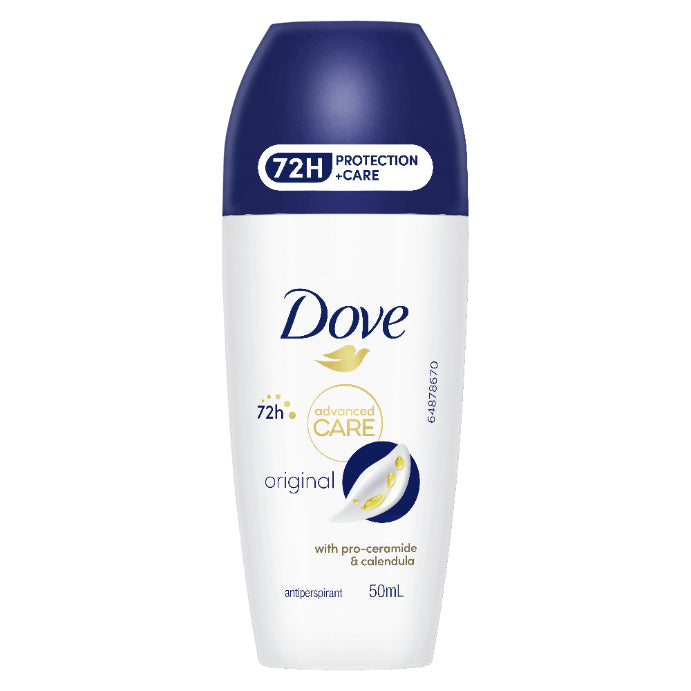 Dove Advanced Care Antiperspirant 72HR Protection Original Roll-On 50mL
