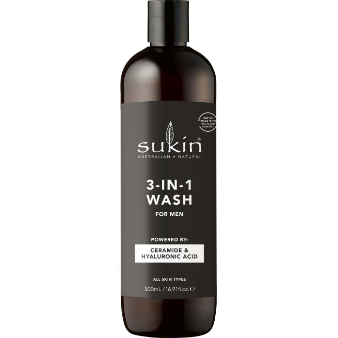 Sukin Men's 3-in-1 Wash 500mL