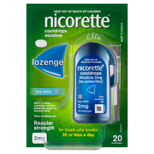 Nicorette Cooldrops 2mg 20 Lozenges