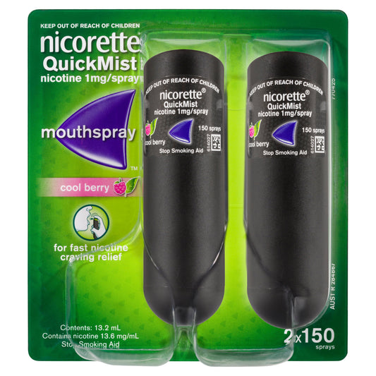 NICORETTE QUICKMIST BERRY SPRAY DUO 13.2ML