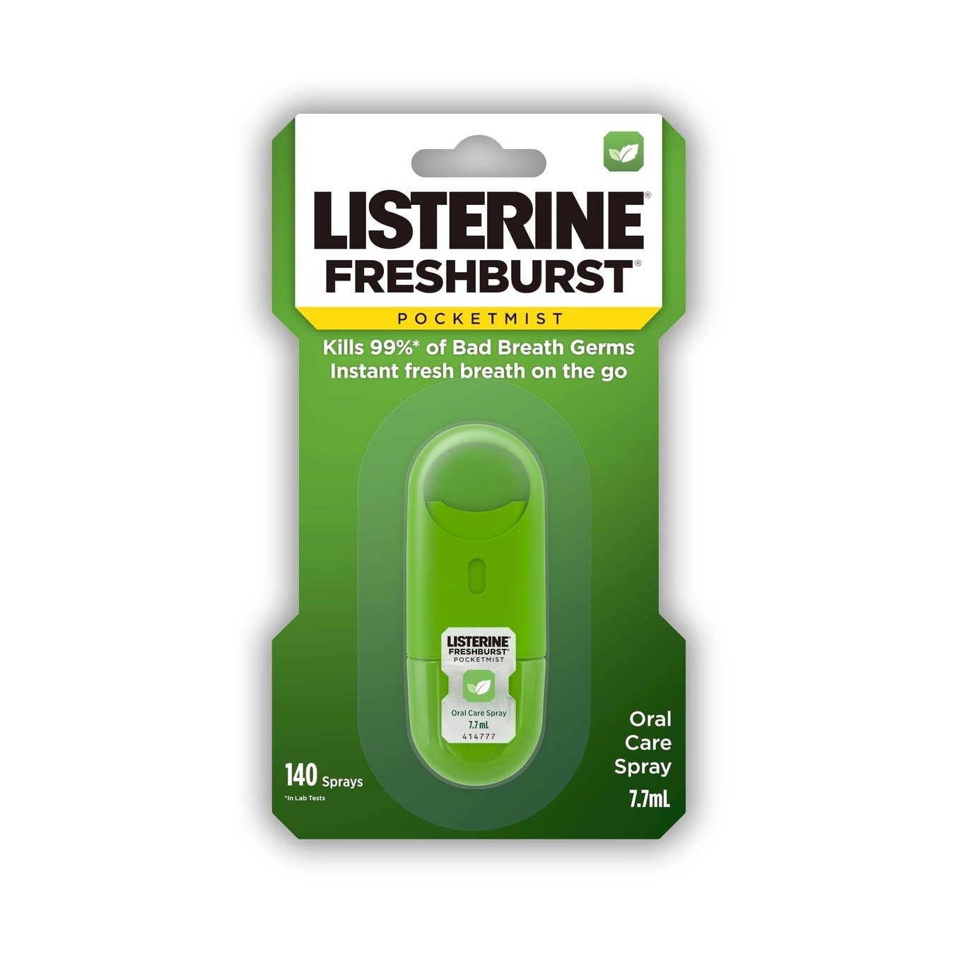 Listerine Pocketmist Oral Care Spray Freshburst 7.7mL