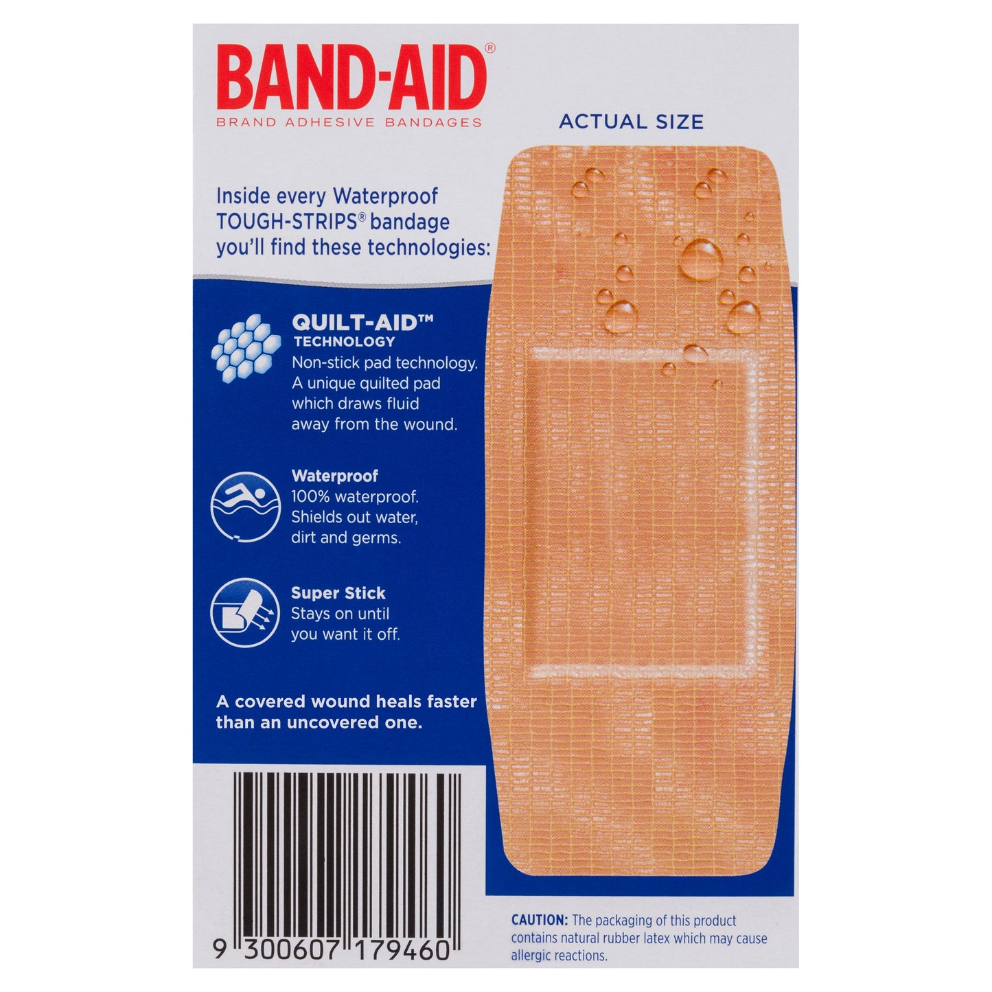 Band-aid Waterproof Tough Strips Extra Large 10 Pack