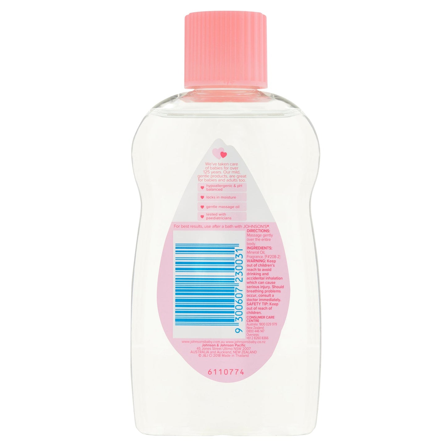 Johnson's Baby Oil 200ml