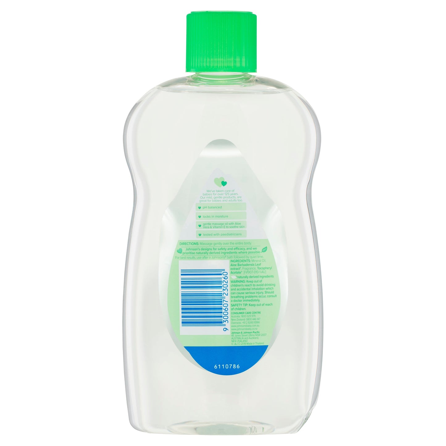 Johnson's Baby Oil With Aloe Vera & Vitamin E 500ml