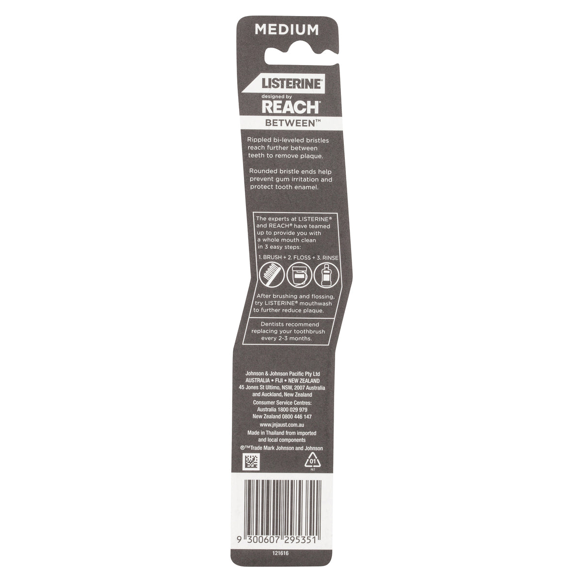 Reach Between Toothbrush Medium 1PK