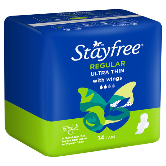 Stayfree Pads Regular With Wings 14PK
