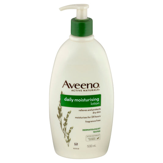 Aveeno Active Naturals Daily Moisturising Fragrance Free Lotion 532ml
