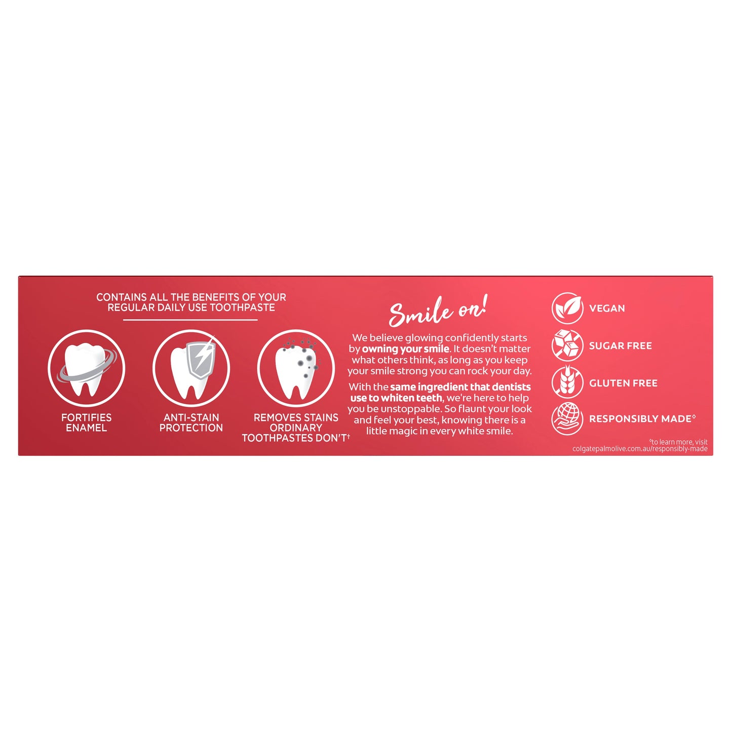 Colgate Optic White Enamel White Toothpaste 140g