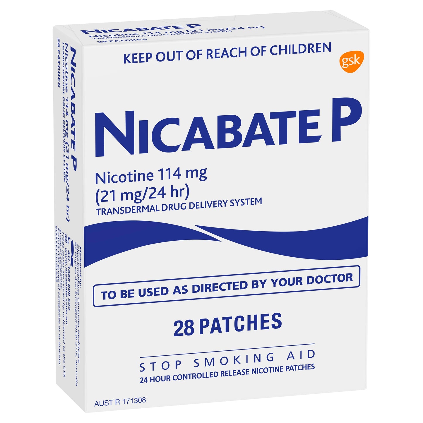 Nicabate P 21mg 28 Patches