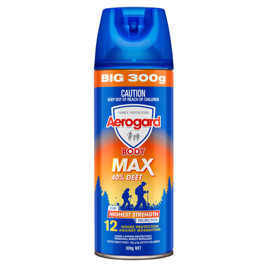 Aerogard Heavy Duty 40% Deet 300g Aerosol
