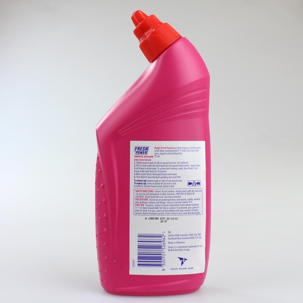 Harpic Fresh Power Toilet Cleaner Tropical Blossom 450ml