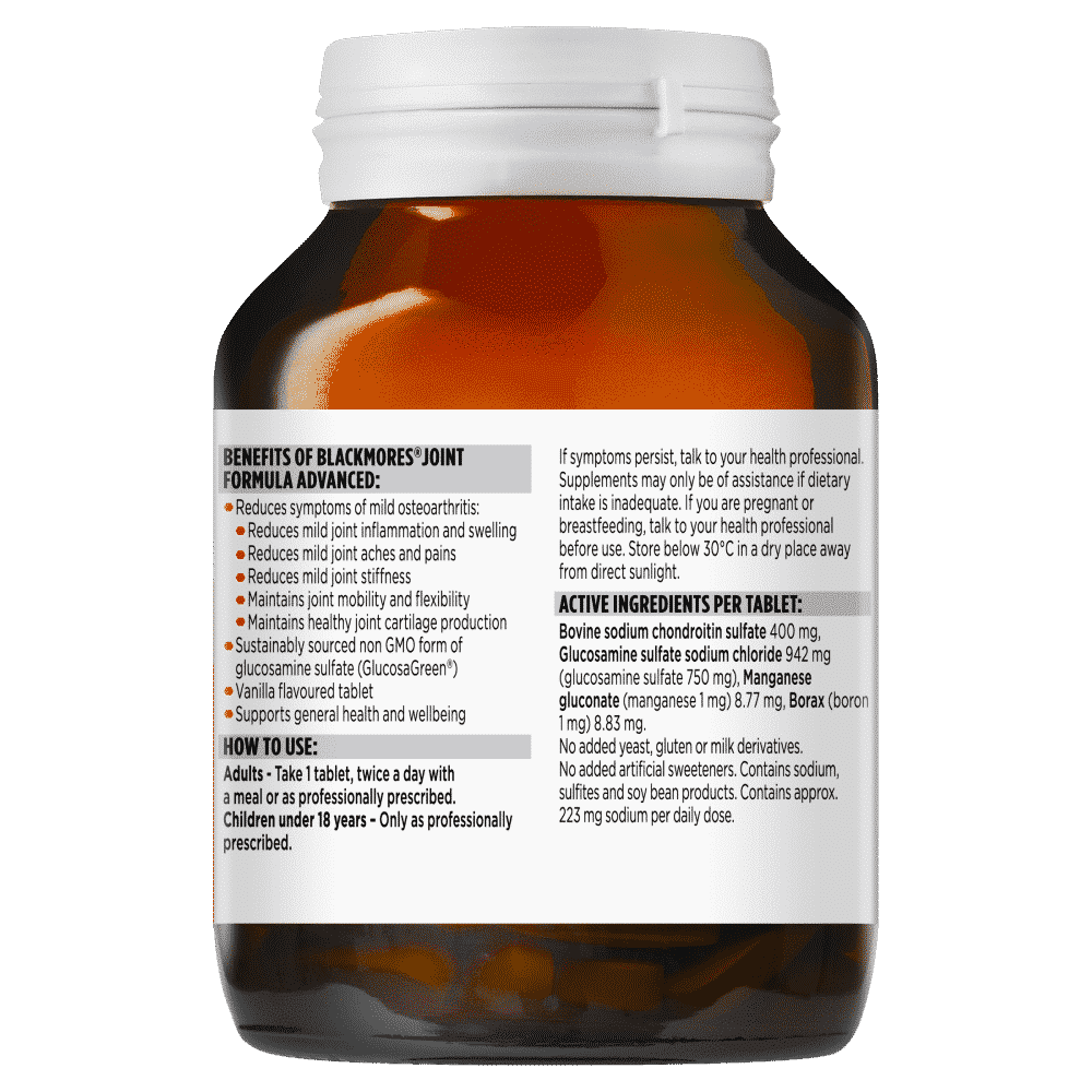 Blackmores Joint Formula Advanced 60 Tablets