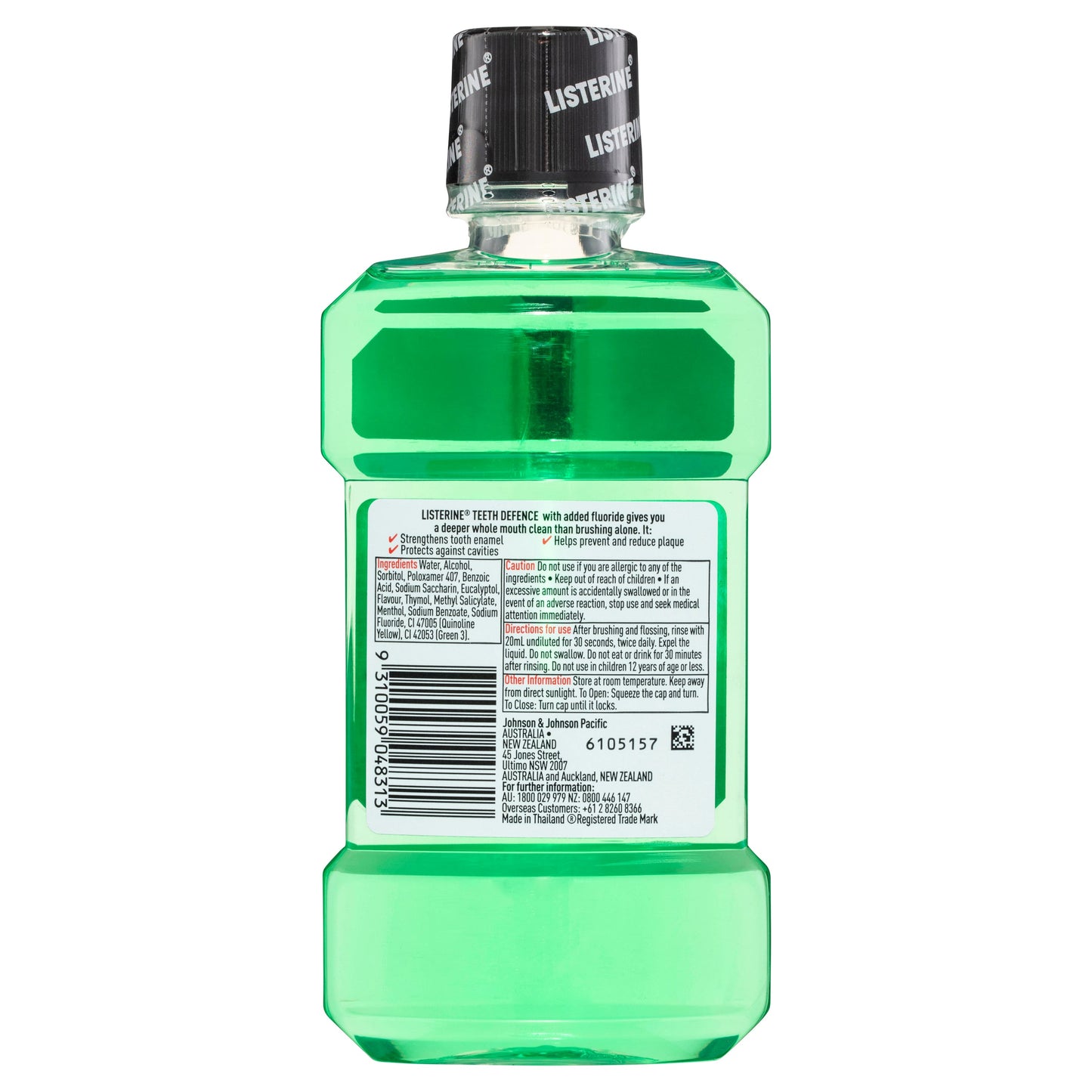 Listerine Teeth Defence Mouthwash 250mL