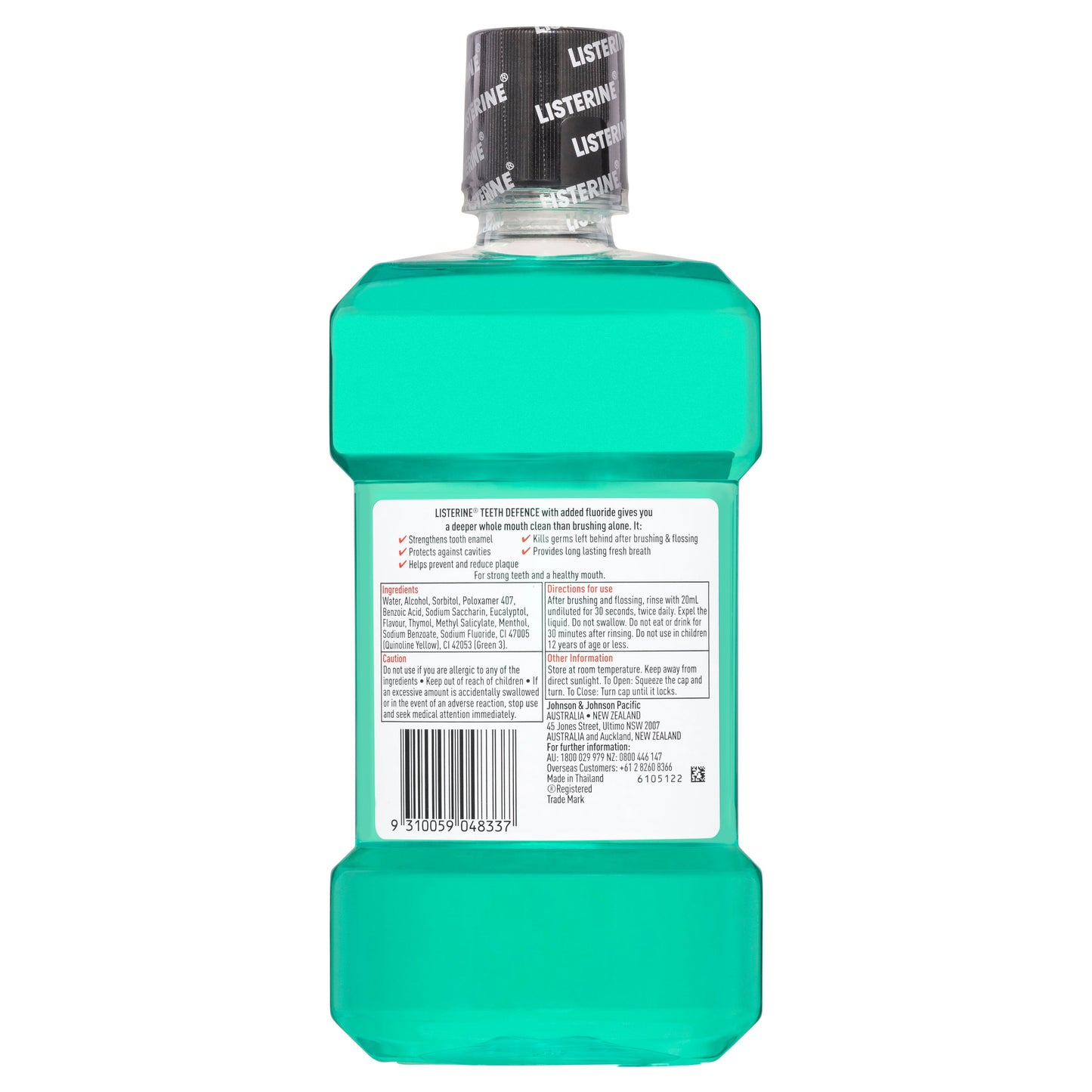 Listerine Teeth Defence Mouthwash 1 Litre