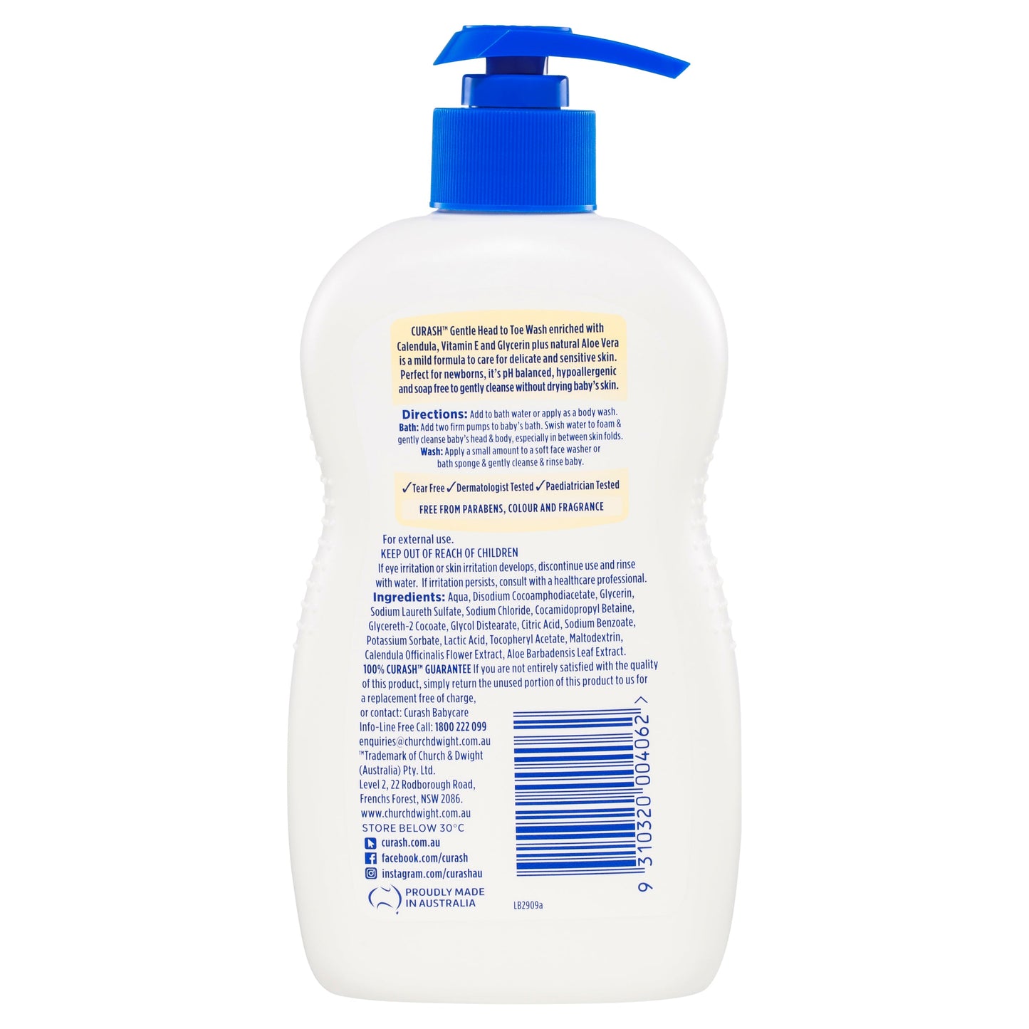 Curash Gentle Bath Wash 400ml
