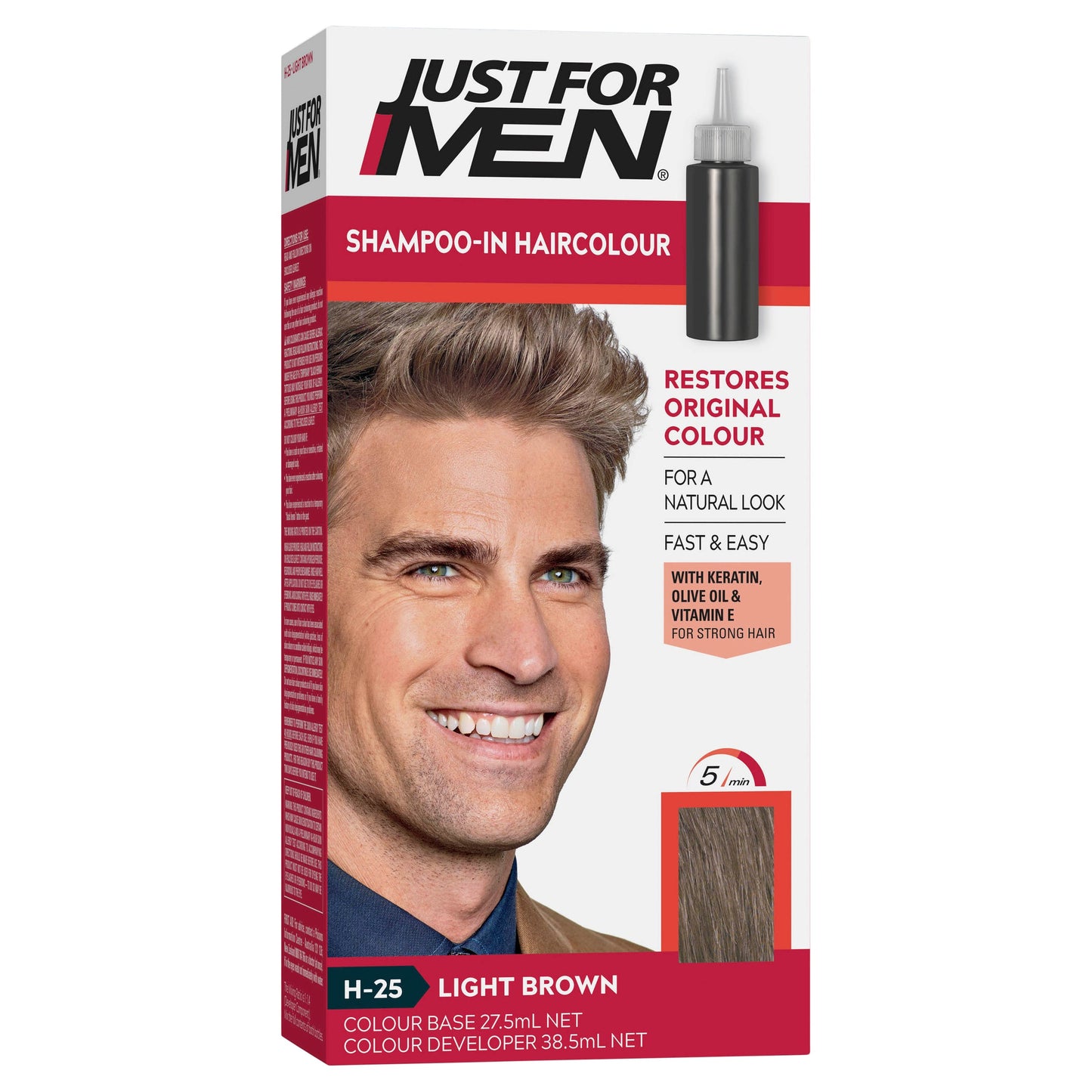 Just for Men Hair Colour Natural Light Brown