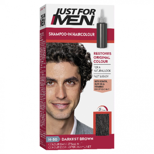 Just for Men Hair Colour 50 Darkest Brown