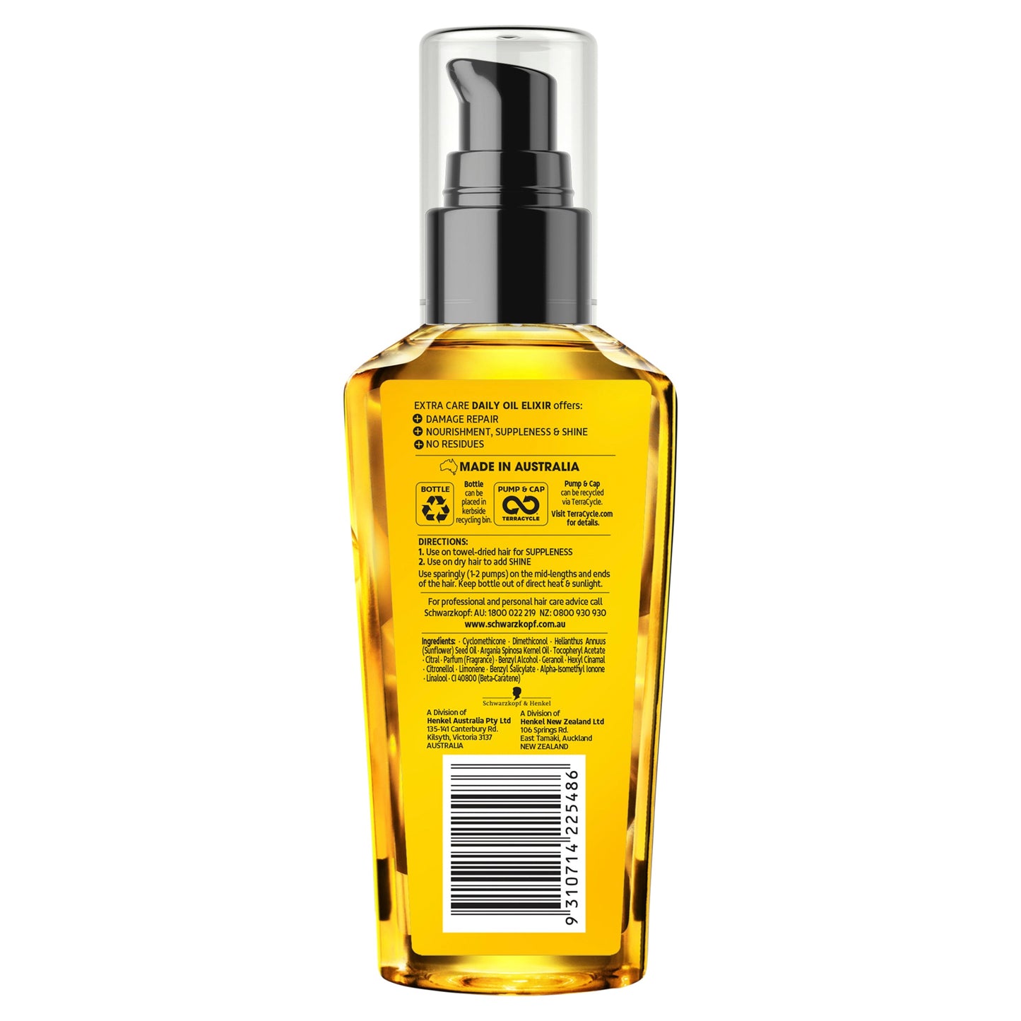 Schwarzkopf Extra Care Daily Oil Elixir 100ml