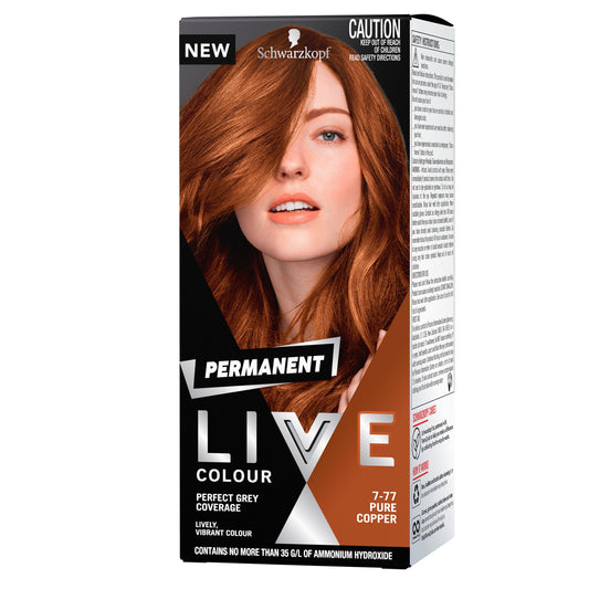 Schwarzkopf Live Salon Permanent 7-77 Pure Copper