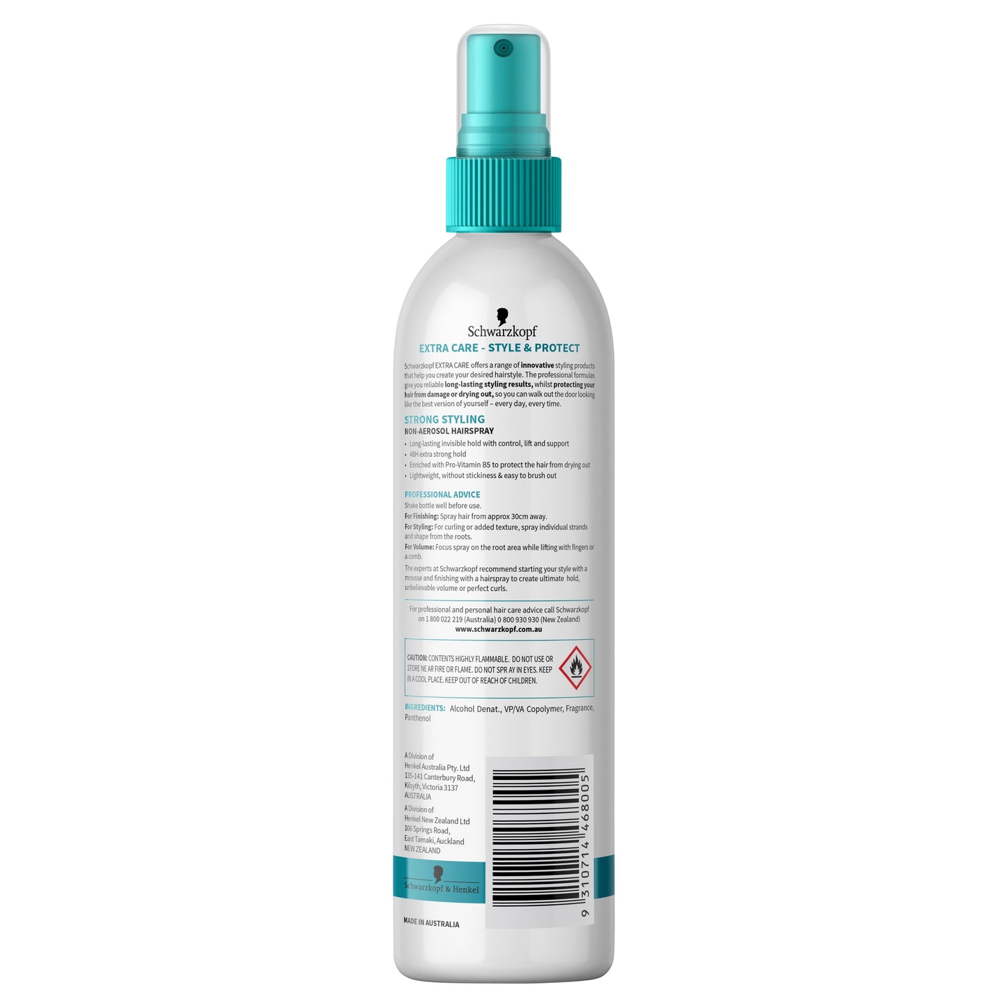 SCHWARZKOPF Extra Care Strong Styling Non-Aerosol Hairspray Extra Strong 200mL
